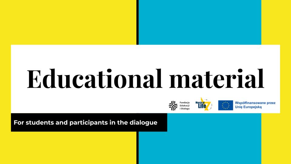 Gemeinsamer Dialog - Bildungsmaterial